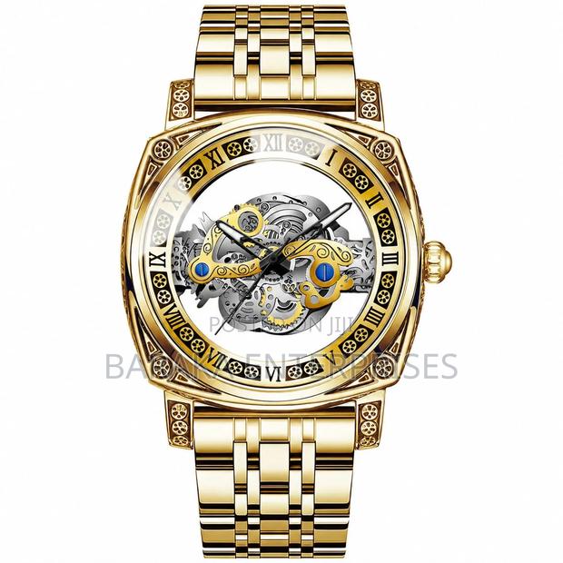 Gents Skeleton Dial Watch - main view
