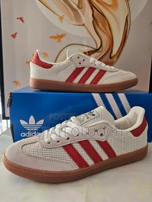 Adidas Samba Og Crystal White Preloved Red. 
Quality