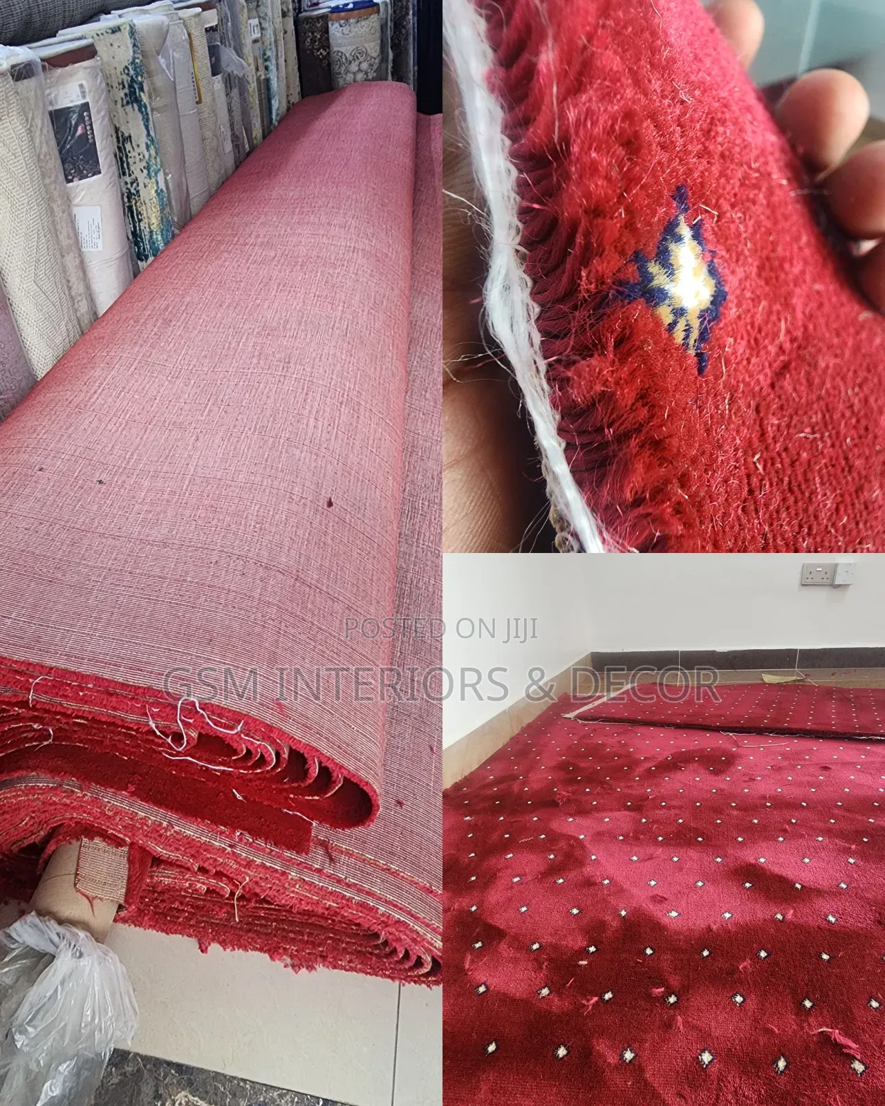 Executive Office Carpets in Rolls and Open Display