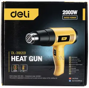 Crazy Offer Heat Gun 2000w Deli Tools Heavy Duty LTD Stock Offer