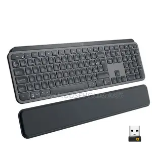 Logitech Mx Keys Plus Wireless Illuminated Keyboard With Palm Rest
