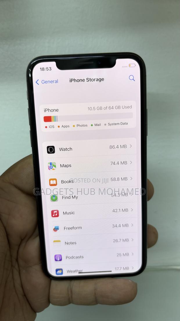 Apple iPhone X 64 GB Black - thumbnail 6