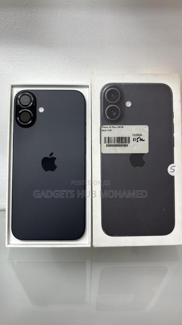 Apple iPhone 16 Plus 128 GB Black
