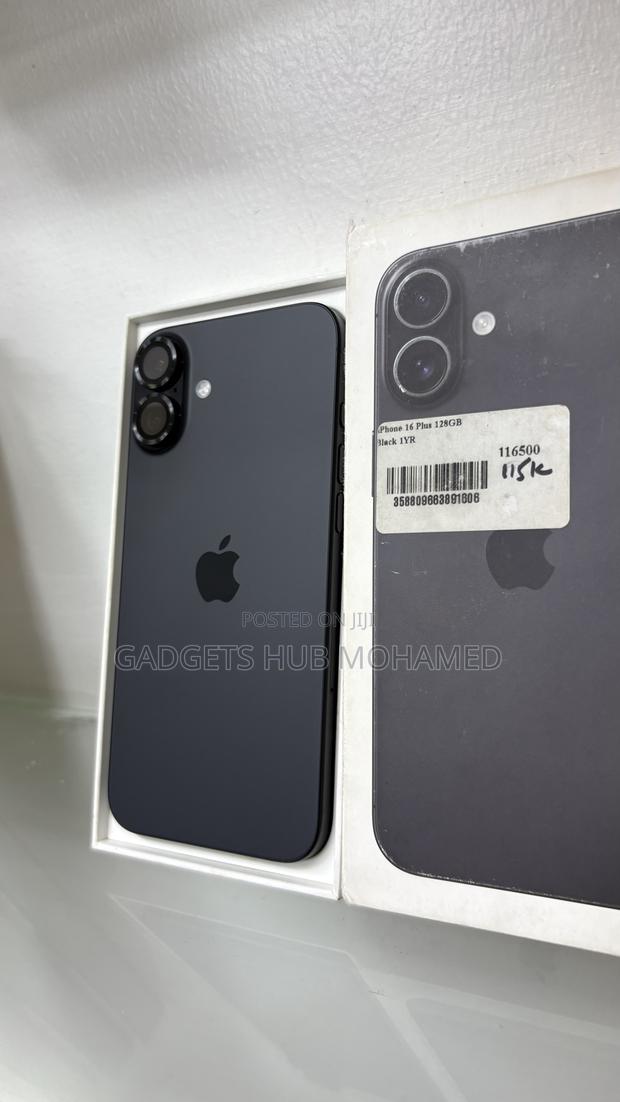 Apple iPhone 16 Plus 128 GB Black - thumbnail 3