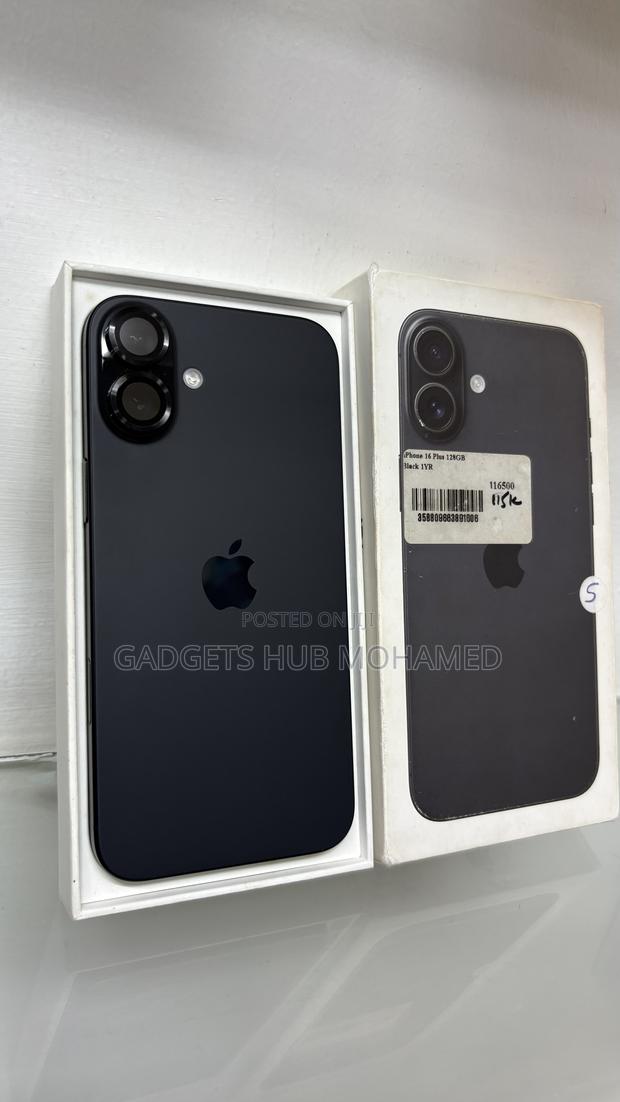 Apple iPhone 16 Plus 128 GB Black - thumbnail 5