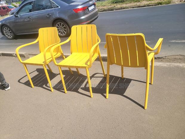 Yellow Cafe Chair's