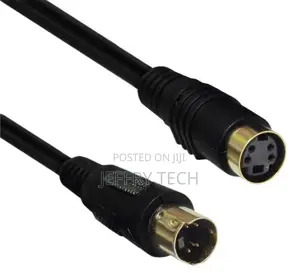 4pin Din S-Video Audio Extension Cable | Male to Female | 1m