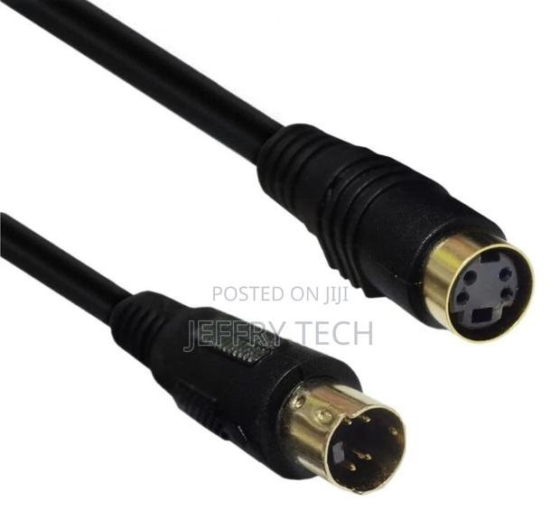 4pin Din S-Video Audio Extension Cable | Male to Female | 1m