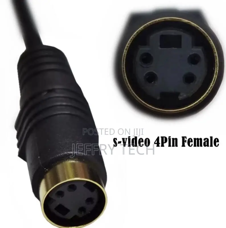 4pin Din S-Video Audio Extension Cable | Male to Female | 1m