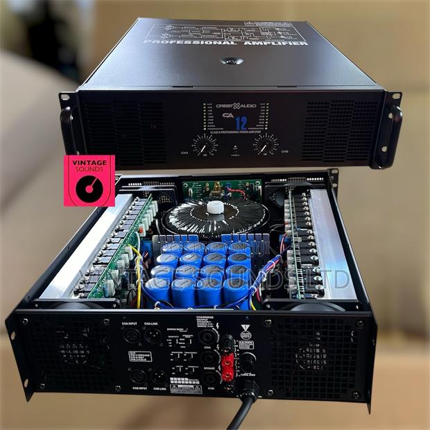 Crest Audio Ca12 Heavy Bass Mid Amplifier(5,600w RMS / 112v Max)