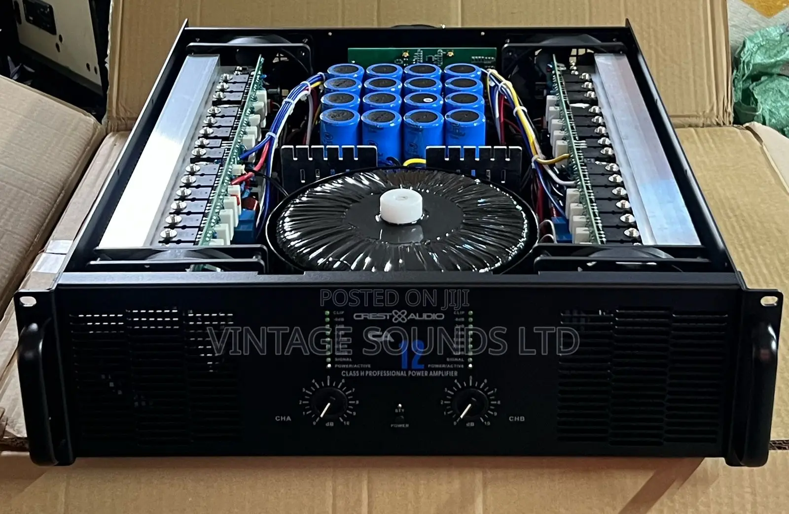 Crest Audio Ca12 Heavy Bass Mid Amplifier(5,600w RMS / 112v Max)