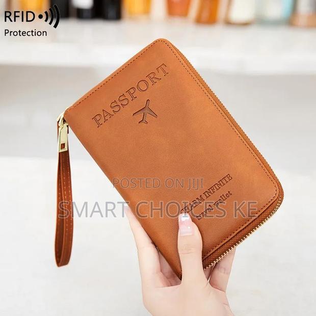 *Travel Wallet Passport Protector Case
 Material: Pu Leather - thumbnail 2