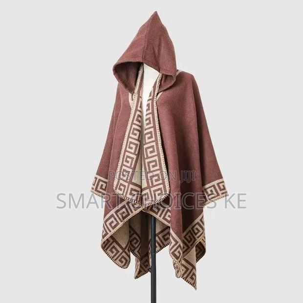 Women's Hooded Wrap Shawl/Poncho