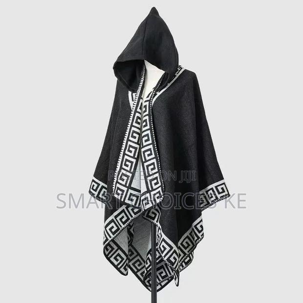 Women's Hooded Wrap Shawl/Poncho - thumbnail 5