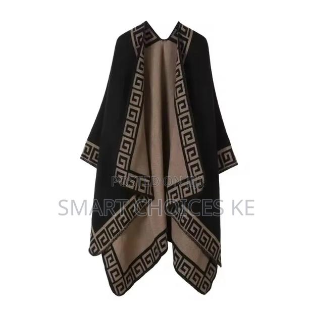 Women's Wrap Shawl/Poncho - thumbnail 3