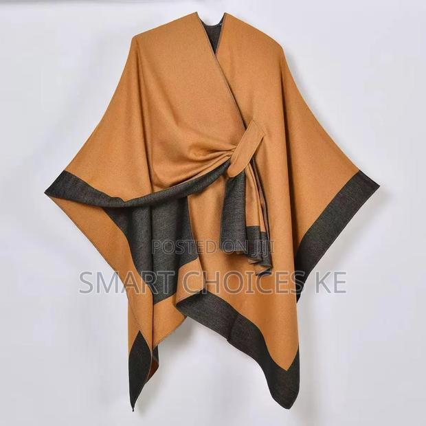 Wrap Me Up_belted Shawl/Poncho - main view