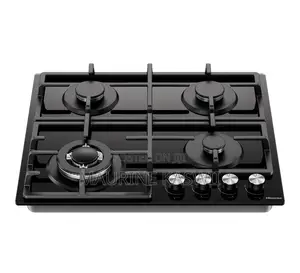 Hisense Hhu60gagb Built in Hob 4 Gas, 60cm – Black Glass
