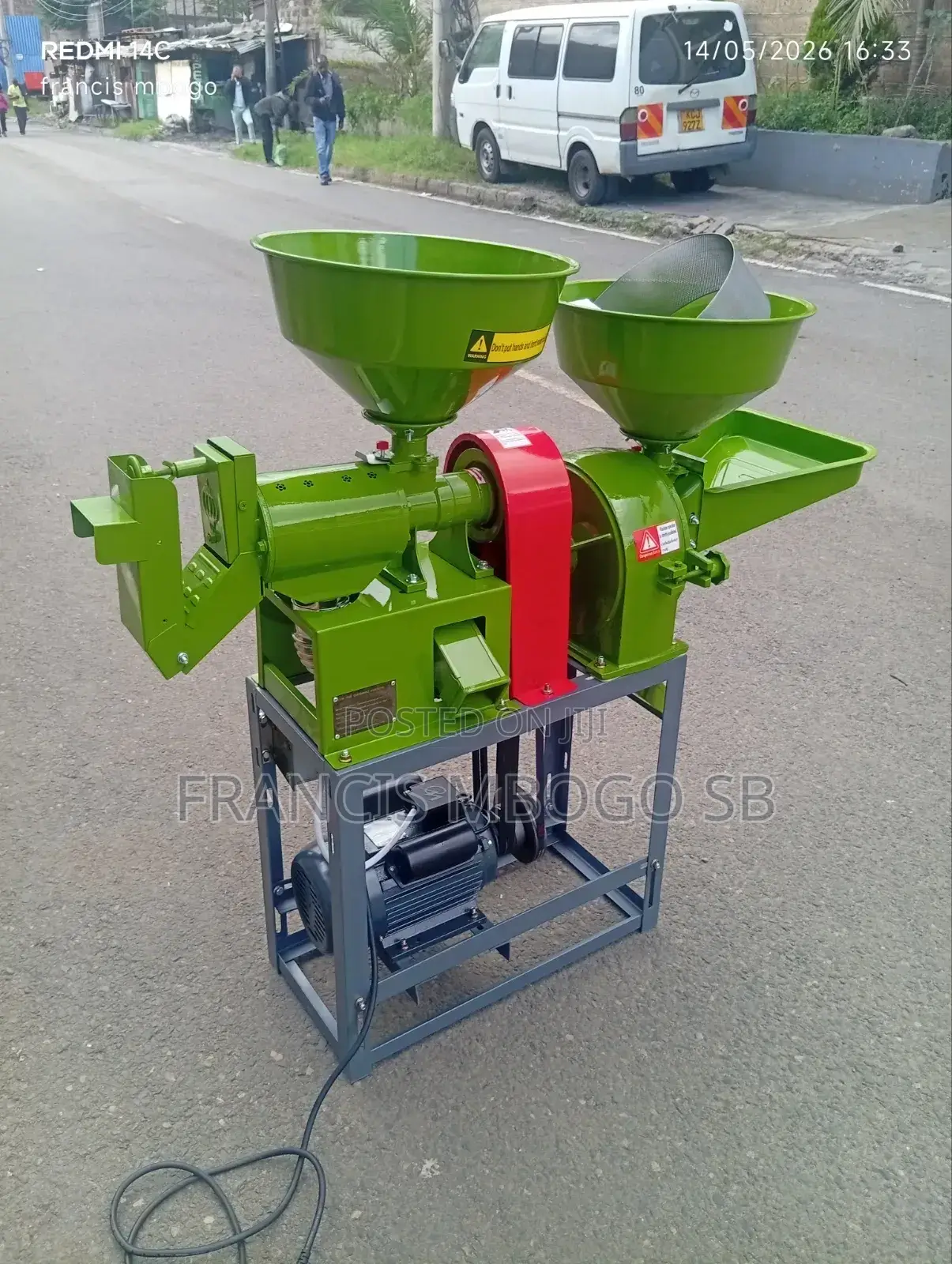 Combined Maize /Rice Mill Machine