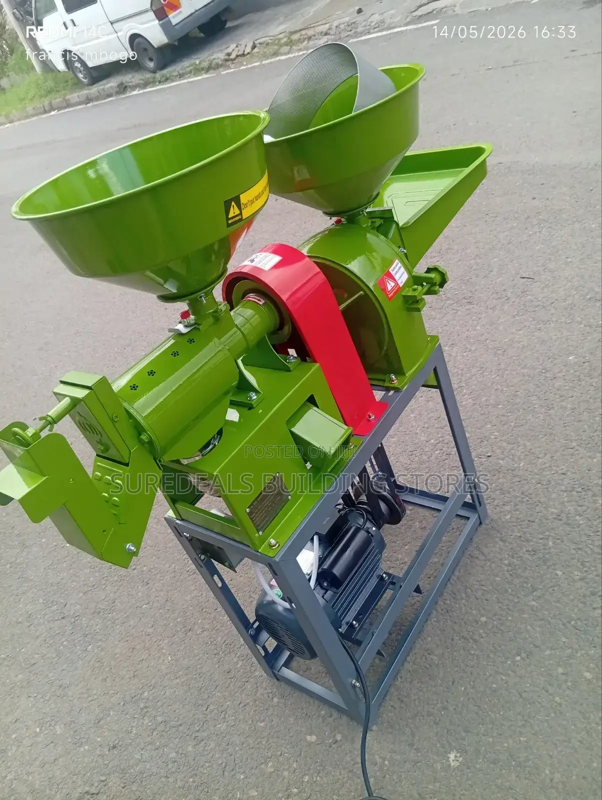 Double Functioning Rice/Maize Miller