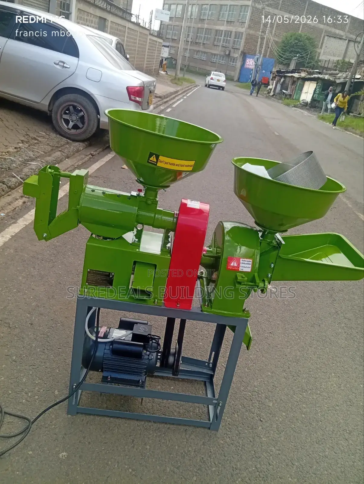 Dual Rice/ Maize Mill Machine