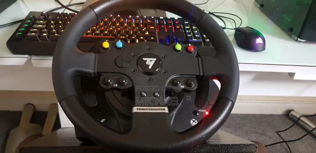 Thrustmaster Tmx Pro Gaming Wheel Setup With 3 Pedals And Gear Shifter - thumbnail 2