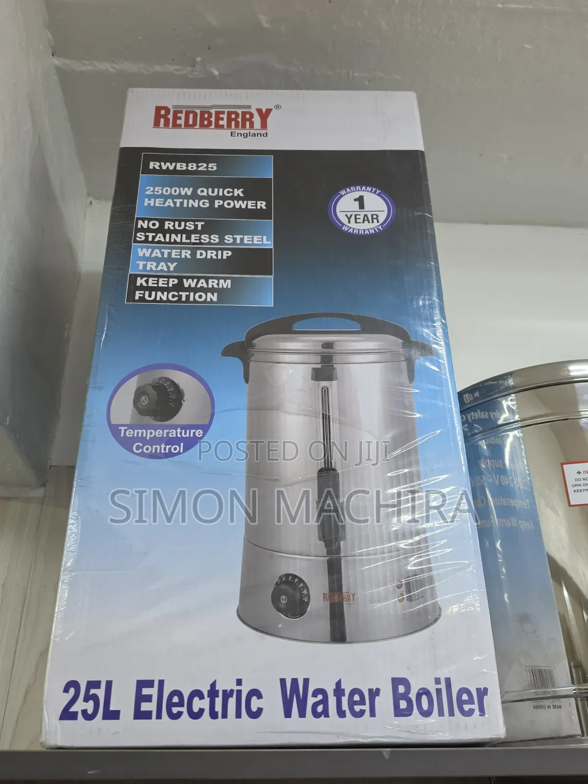 25l Electric Tea Urn - Redberry
