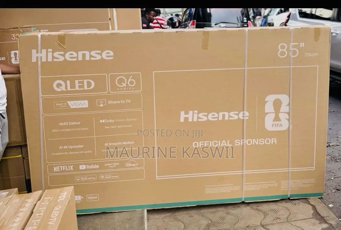 Hisense 85” Qled Smart Frameless TV -85 Q6