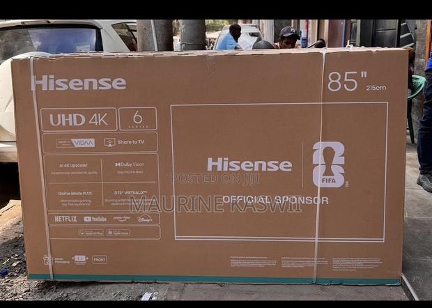 Hisense 85” Smart Frameless Tv -85a6 - thumbnail 2