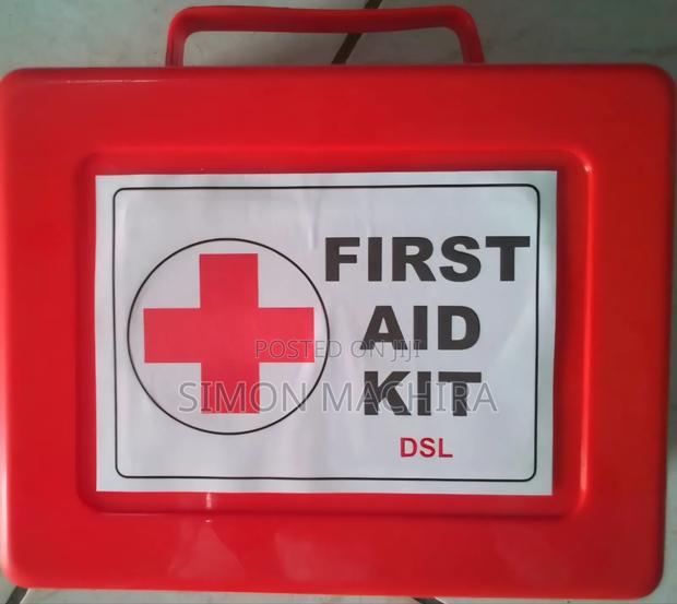 Large Size Red First Aid Box - main view