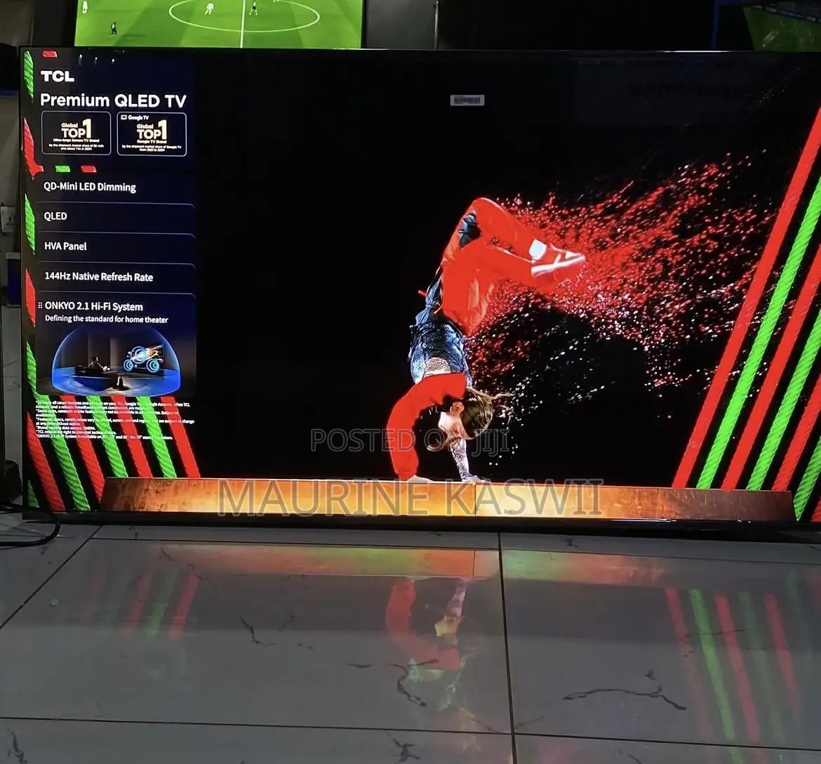 TCL P8l 55” Inch Premium Qled Frameless TV