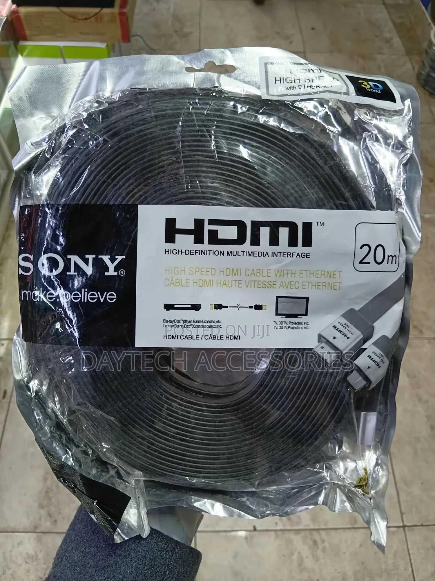 20m Meters High Speed Flat Hdmi Cable