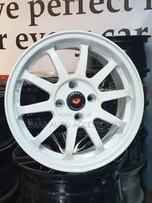 15 Inch White Maziwa Rims | Clean Classic Alloy Wheels Kenya