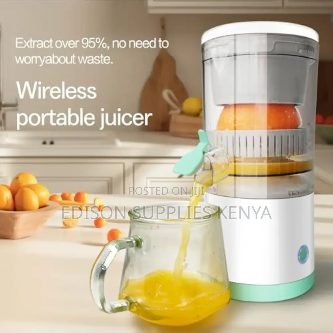 Juicer Recharge Orange and Citrus Juicer Cordless Juice Extraction