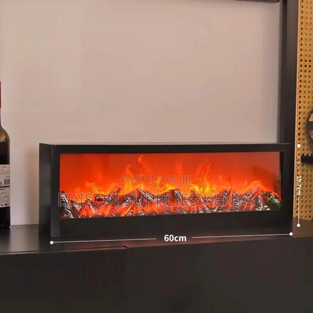 Fireplace 60cm With 3d Flame Decorative Fireplace - thumbnail 2