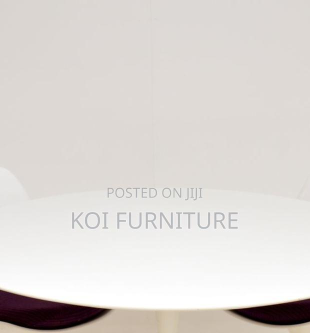 Coffee Table; Round Tulip Dining Marble Coffee Table - thumbnail 2