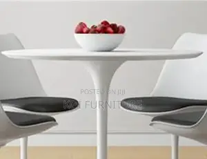 Coffee Table; Round Tulip Dining Marble Coffee Table