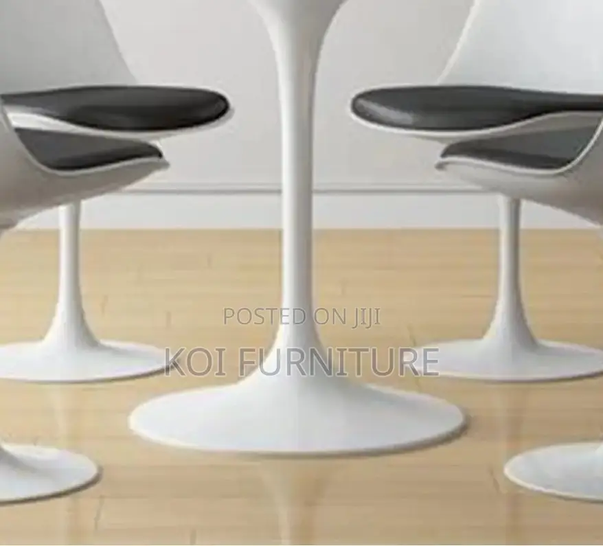 Coffee Table; Round Tulip Dining Marble Coffee Table