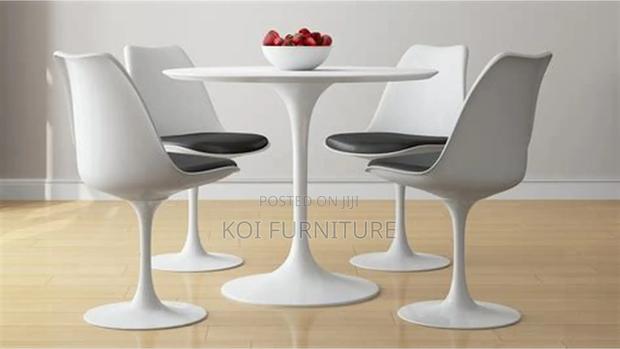 Coffee Table; Round Tulip Dining Marble Coffee Table - thumbnail 8