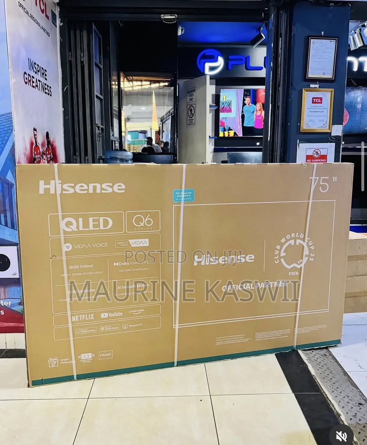 Hisense 75′′ 75q6q Qled Tv
