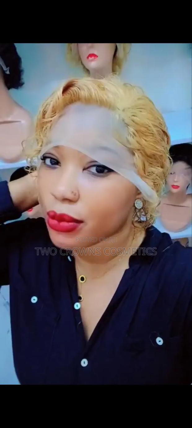 Blonde Water Curl Wig