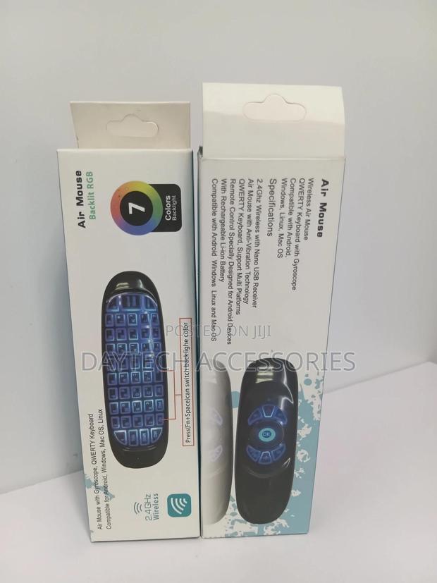 C120 Air Mouse Mini Keyboard Remote Control - Wireless Double-Sided. - thumbnail 2