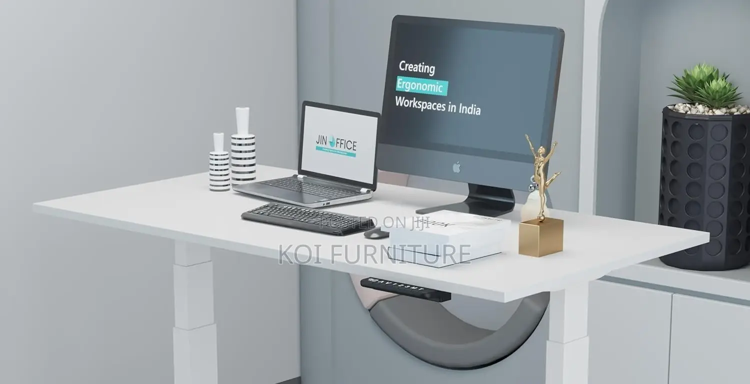 Office Desk; 1.2 Meters Electric Adjustable Home Office Desks