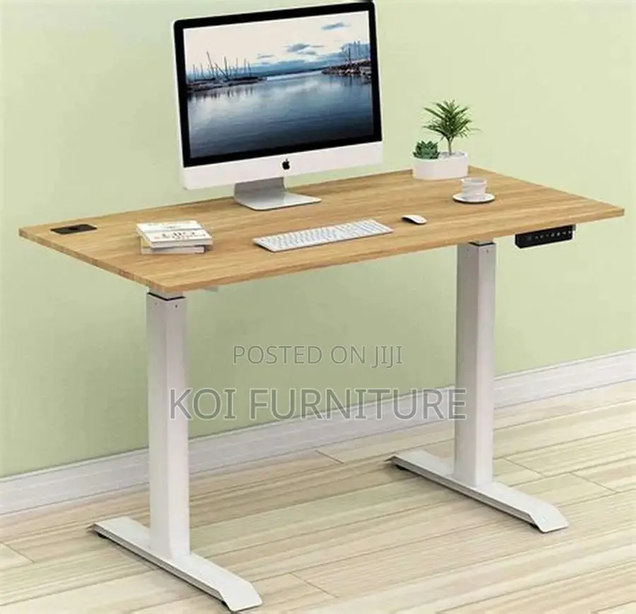 Office Desk; 1.2 Meters Electric Adjustable Home Office Desks