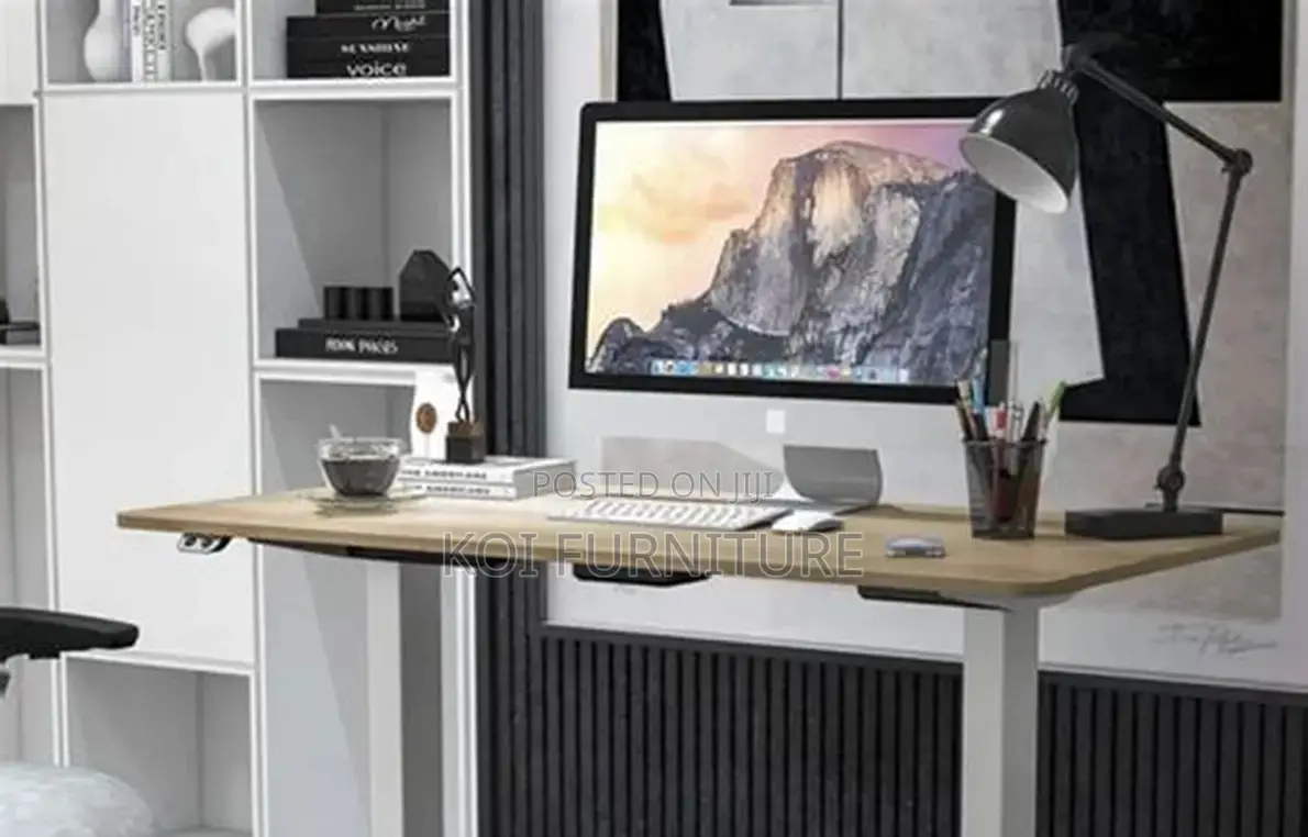 Office Desk; 1.2 Meters Electric Adjustable Home Office Desks
