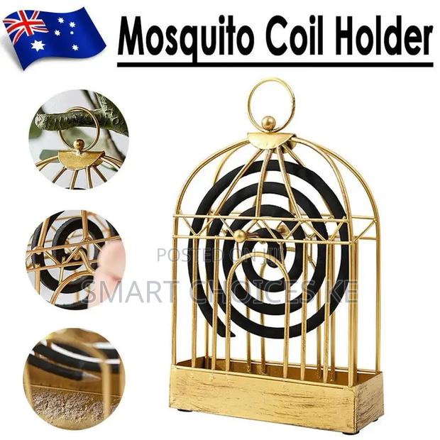 New Mosquito Coil Holder Bird Cage Shape - thumbnail 3