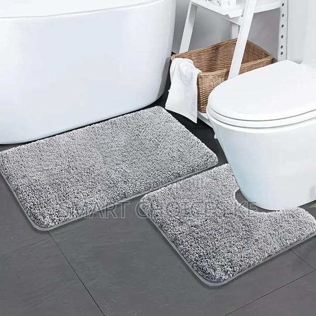 2pcs Ultra-Soft Plush Bath Mat Set
•Rubber Bottom