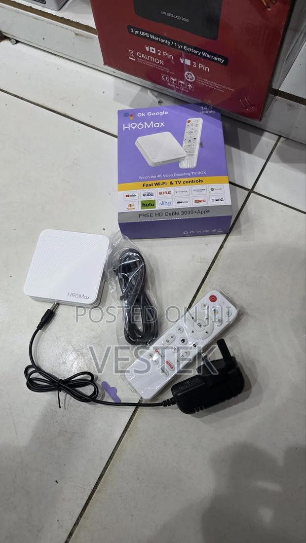 H96 Max Android 14 Tv Box With 4gb Ram 128gb Storage