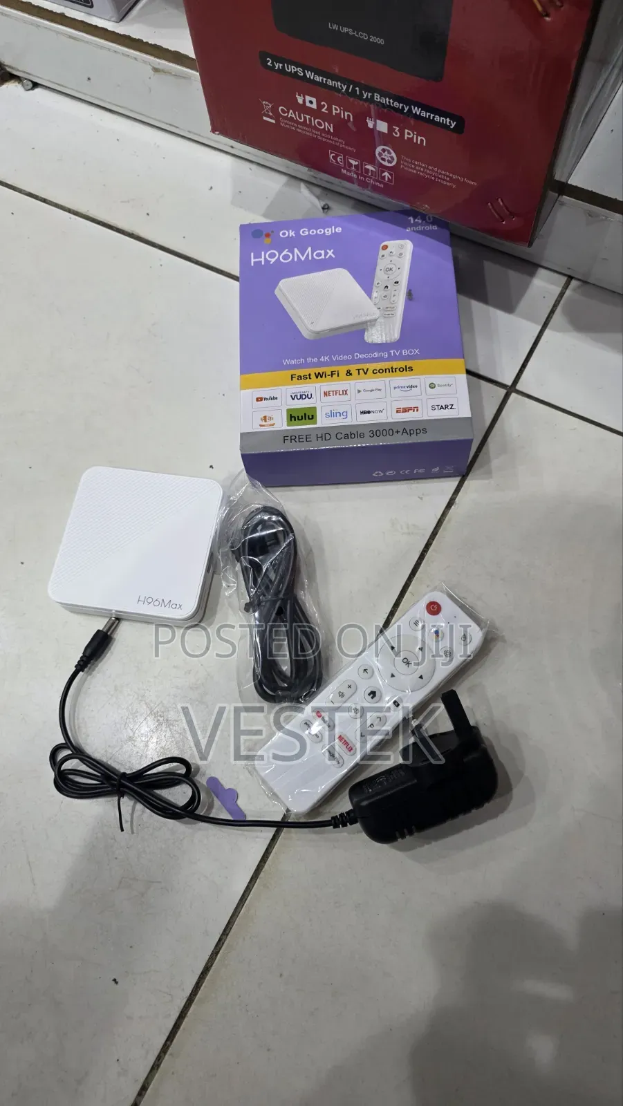 H96 Max Android 14 Tv Box With 4gb Ram 128gb Storage