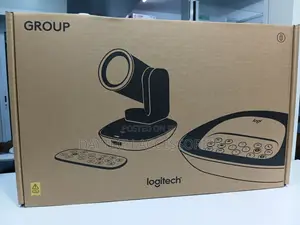 This Is a Logitech Group Video Conferencing System - Black