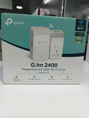 This Is a Tp-Link Pgw2440 Kit G.Hn2400 Powerline Ax1800 Wi-Fi 6 Kit.